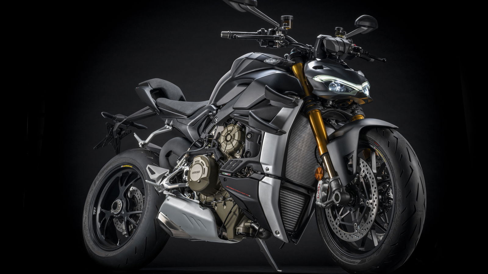 Dark Stealth Ducati Streetfighter V4 S